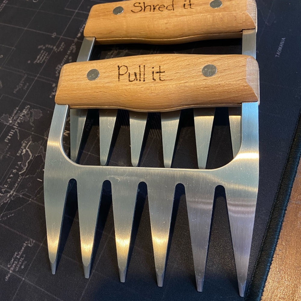 custom made Wooden Handle Meat Shredder Claws
